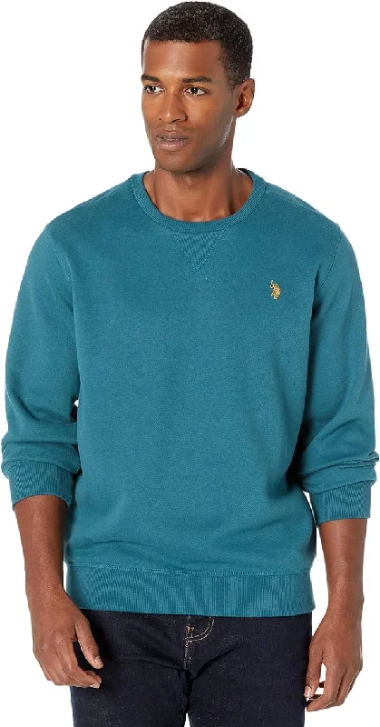 U.S. Polo Assn. Long Sleeve Popover Crew Neck Fleece Sweatshirt