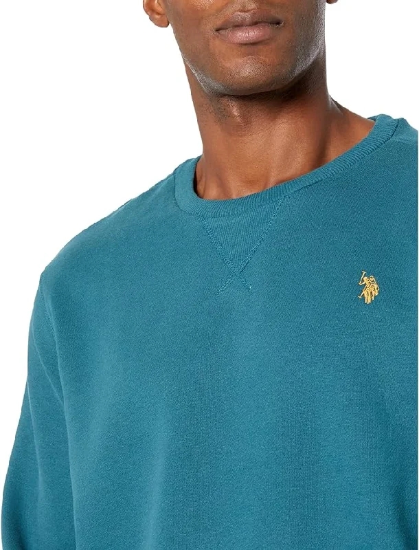 U.S. Polo Assn. Long Sleeve Popover Crew Neck Fleece Sweatshirt