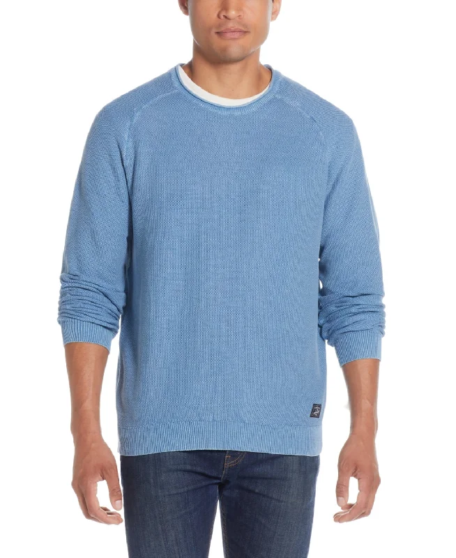 Weatherproof Vintage Men's Stonewash Textured Sweater Men