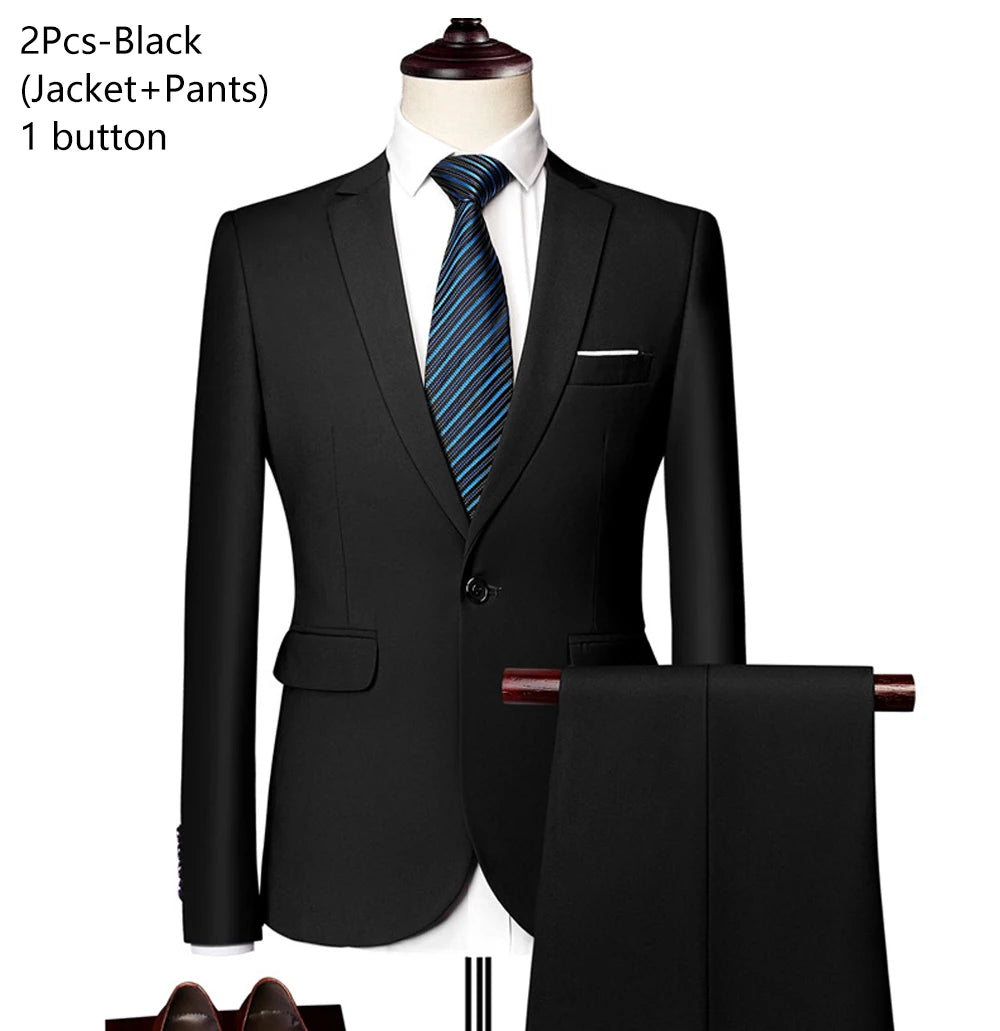 Black 2-piece suit / 3XL (72-77KG)