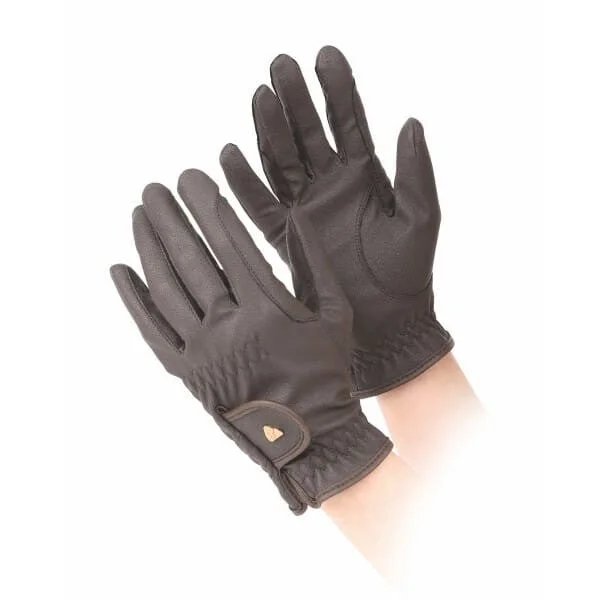 Shires Aubrion PU Riding Gloves Adult