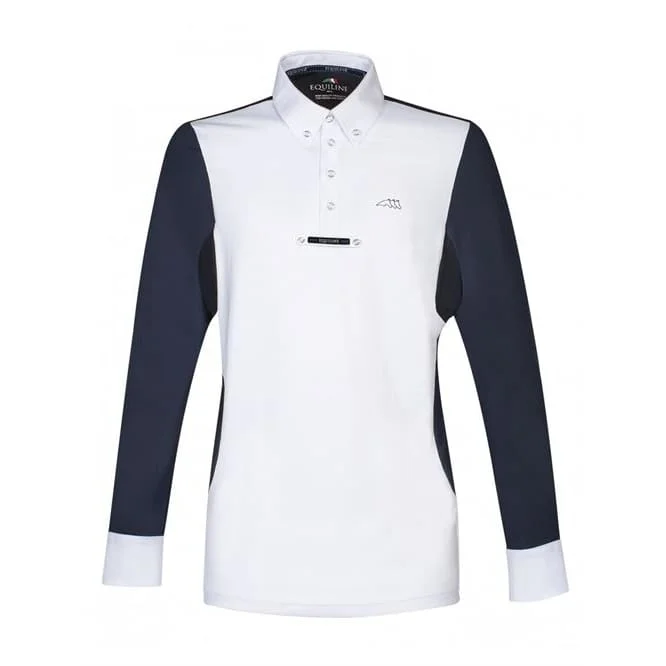 Equiline Men's Long Sleeved Competition Shirt Opalite