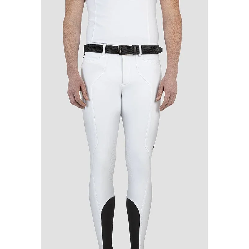 Equiline Men's Knee Grip Breeches Celroik White