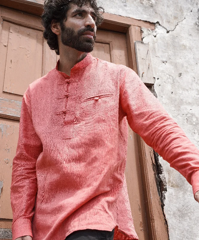 Brick Red Popover Shirt