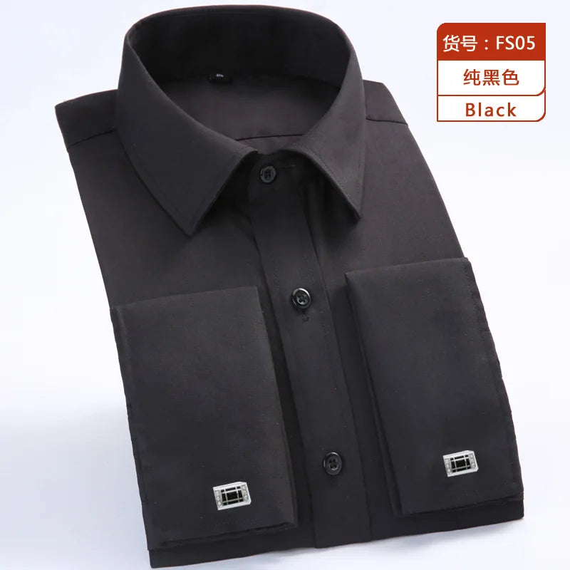 Men's French Cuff Dress Shirt