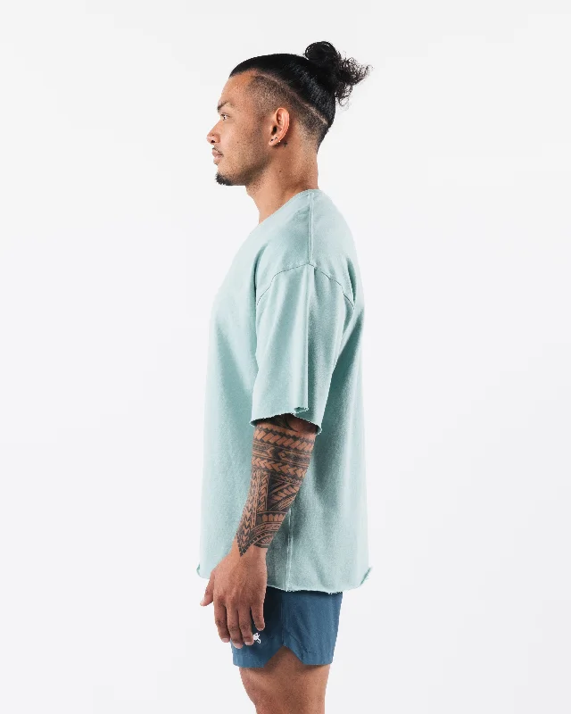 Three Pillar Terry Tee - Celestial Blue