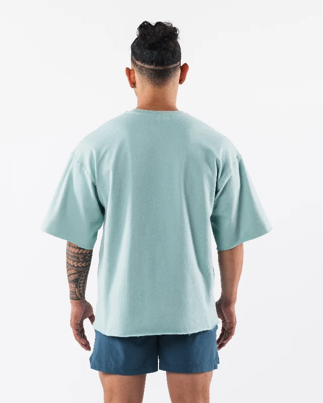 Three Pillar Terry Tee - Celestial Blue