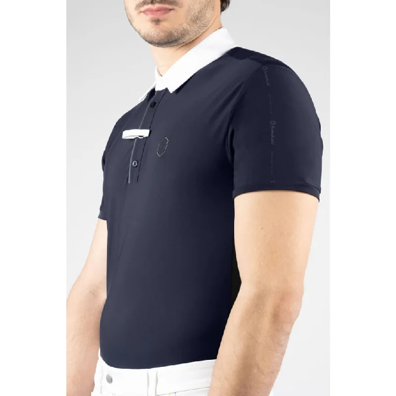 Samshield Men's Short Sleeved Competition Shirt Christophe Navy/Black