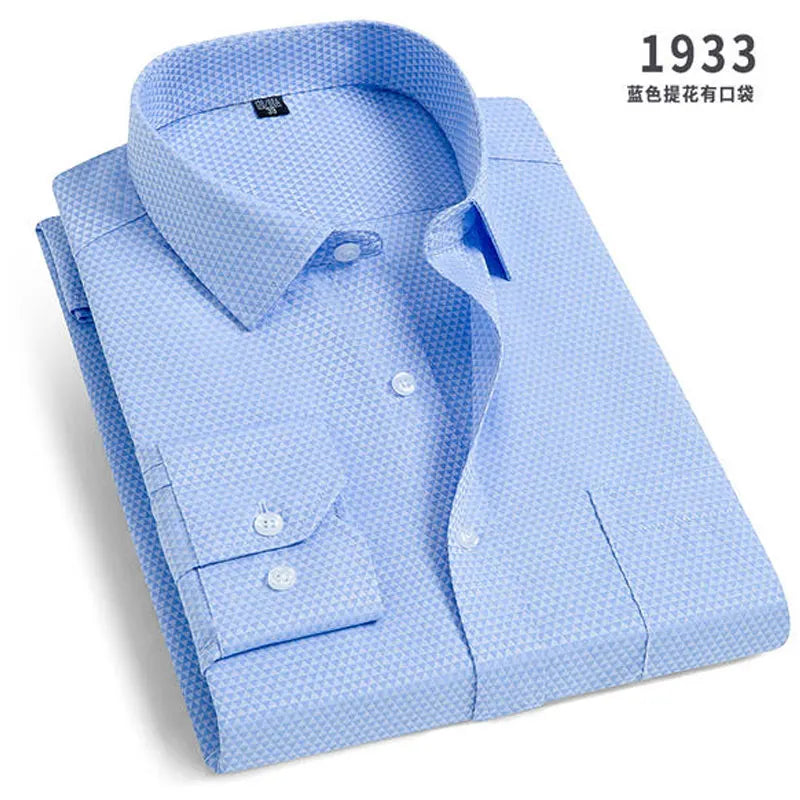 Men's Striped long-sleeved Shirt Non-ironing Anti-wrinkle