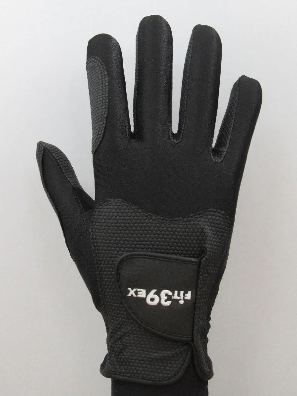 FIT39 Golf Glove - Black/Black (Right-Hand)