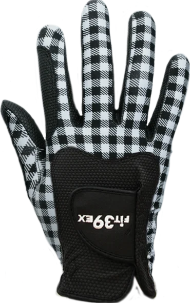 FIT39 Golf Glove - Check/Black (Right-Hand)