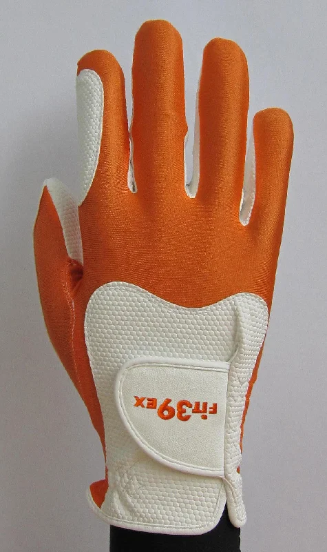 FIT39 Golf Glove - Orange/White (Right-Hand)