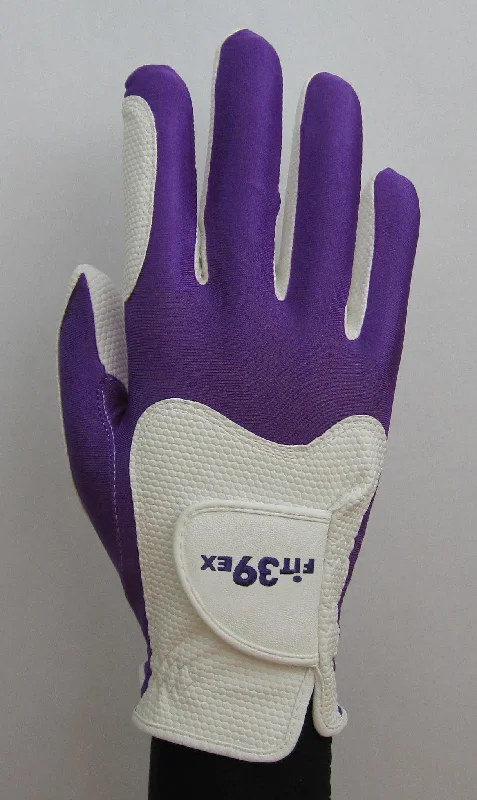 FIT39 Golf Glove - Purple/White (Right-Hand)