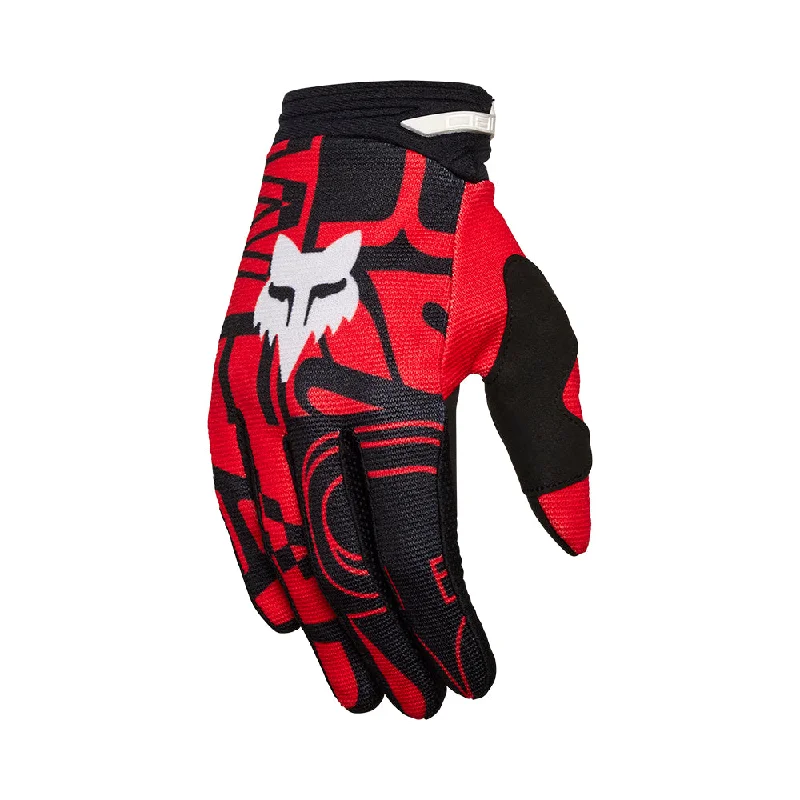 FOX 180 RACE SPEC GLOVES [FLO RED]