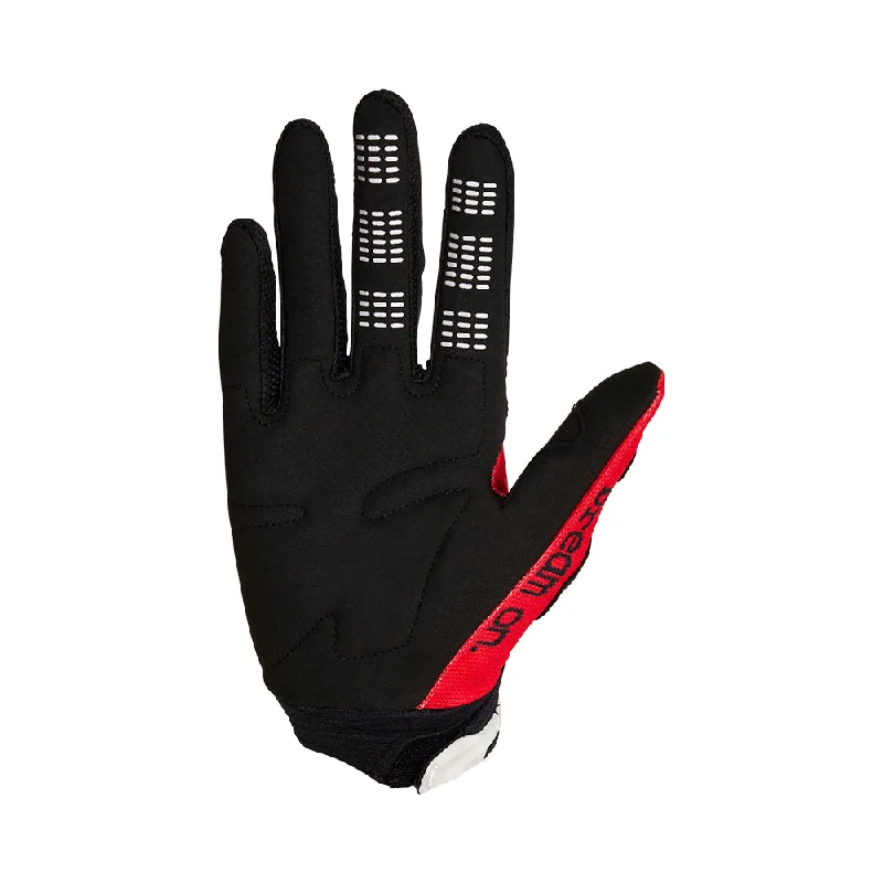 FOX 180 RACE SPEC GLOVES [FLO RED]