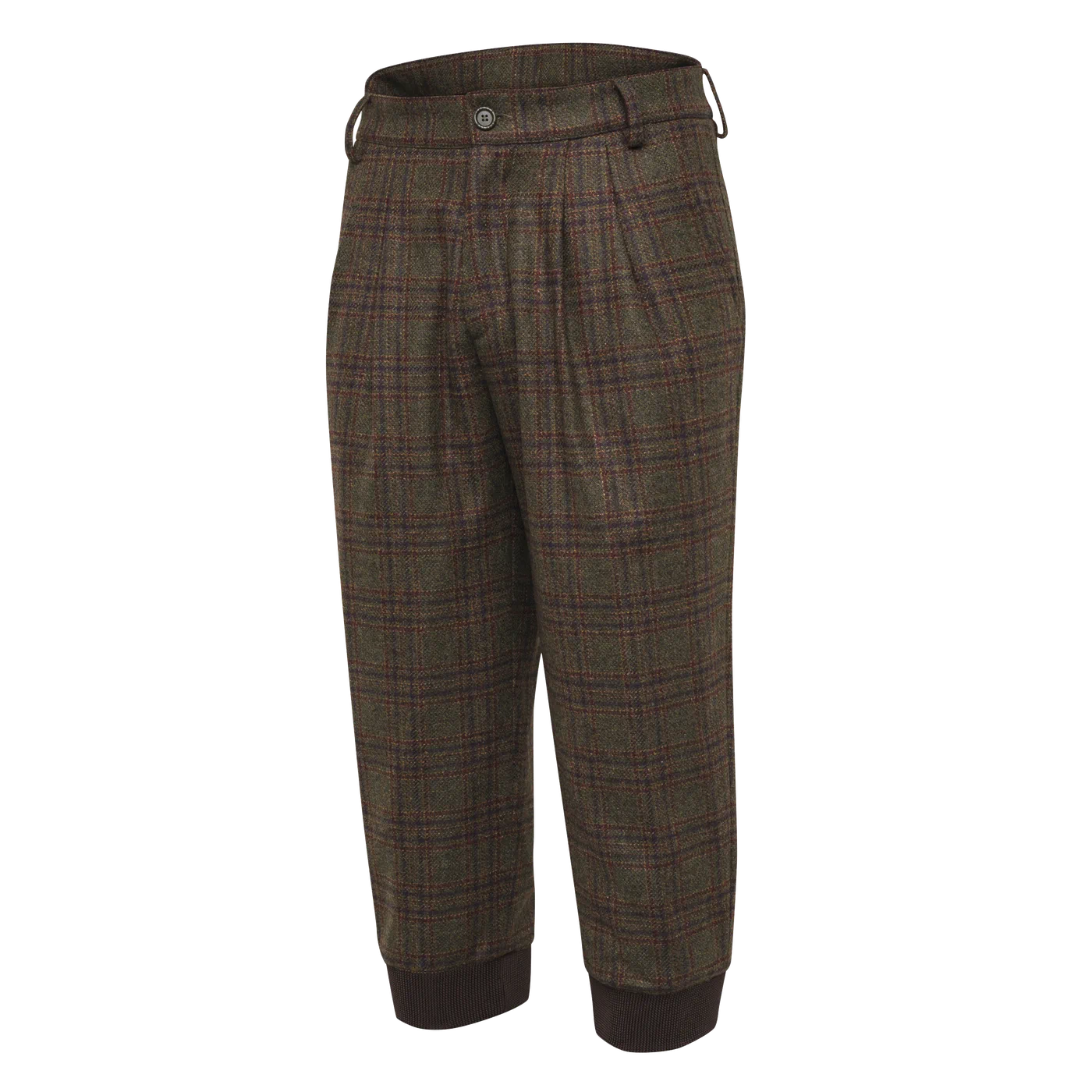 Beretta St James Tweed Breeks - Brown & Red Check