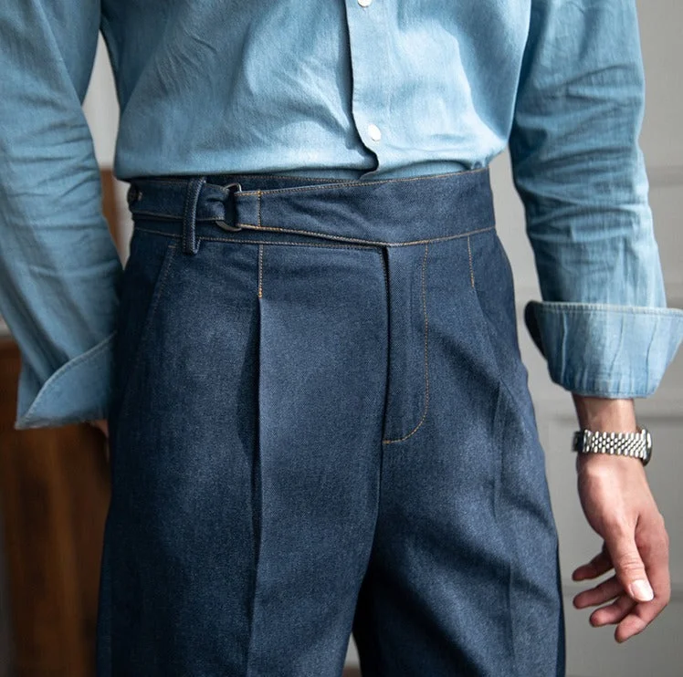 Denim Portovenere Straight Fit Trouser