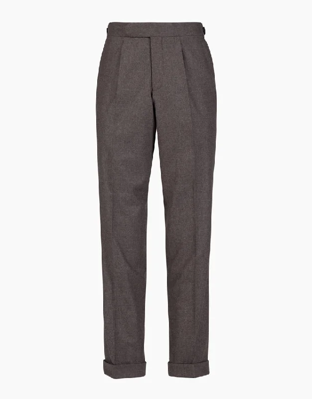 Evans Taupe Grey Flannel Trouser