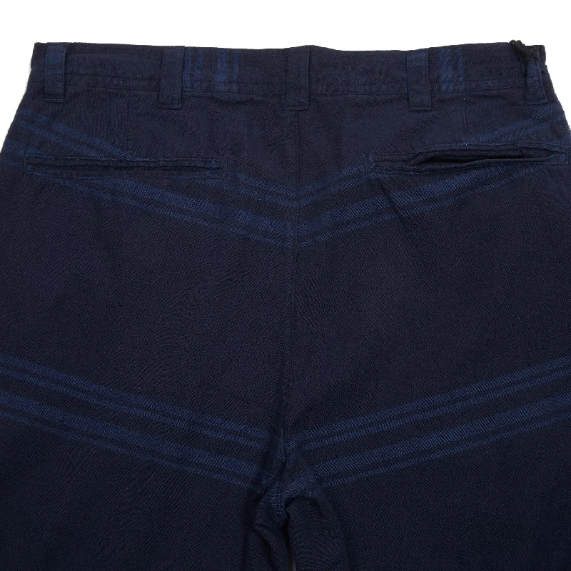 Original Madras Summer Trousers in Blue / Navy Stripe No.67