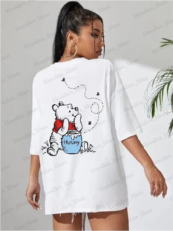 Winnie the pooh women's oversized tshirt