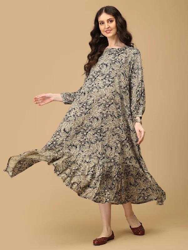 Paisley Passionista Maternity and Nursing Dress